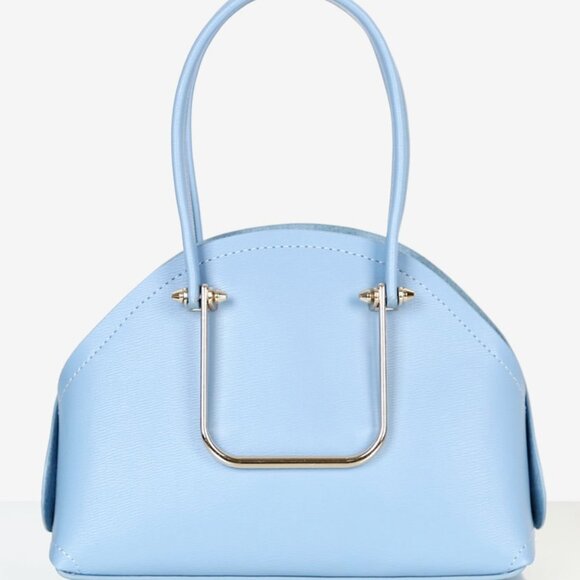 MATMAZEL "Gian" Metal Handle Hand & Shoulder Bag- Crossbody Purse - Picture 6 of 17